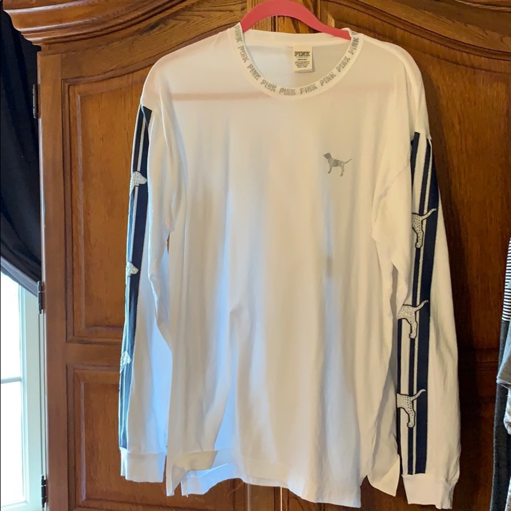 Large PINK Victoria’s Secret long sleeve